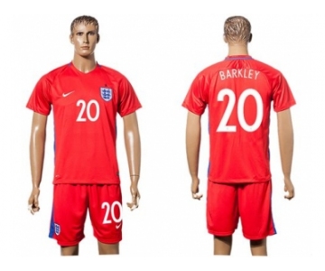 England #20 Barkley Away Soccer Country Jersey1