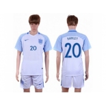 England #20 Barkley Home Soccer Country Jerse