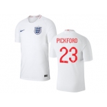 England #23 Pickford Home Thai Version Soccer Country Jersey