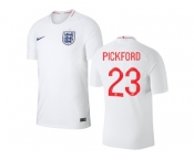 England #23 Pickford Home Thai Version Soccer Country Jersey