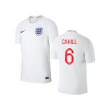 England #6 Cahill Home Thai Version Soccer Country Jersey