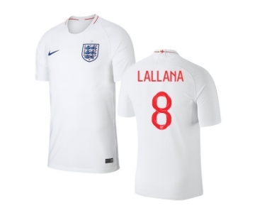 England #8 Lallana Home Thai Version Soccer Country Jersey