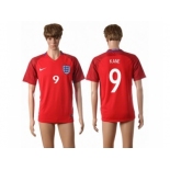 England #9 Kane Away Soccer Country Jersey1