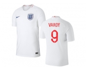 England #9 Vardy Home Thai Version Soccer Country Jersey