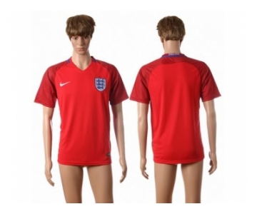 England Blank Away Soccer Country Jersey2