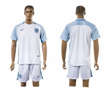 England Blank Home Soccer Country Jersey