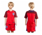 England Blank Away Kid Soccer Country Jersey