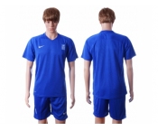 Greece Blank Away Soccer Country Jersey