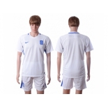 Greece Blank Home Soccer Country Jersey