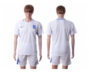 Greece Blank Home Soccer Country Jersey