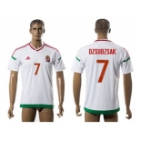 Hungary #7 Dzsudzsak Away Soccer Country Jersey