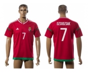 Hungary #7 Dzsudzsak Home Soccer Country Jersey1