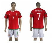 Hungary #7 Dzsudzsak Home Soccer Country Jersey