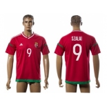 Hungary #9 Szalai Home Soccer Country Jersey1