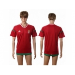 Hungary Blank Home Soccer Country Jersey1