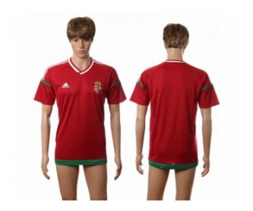 Hungary Blank Home Soccer Country Jersey1