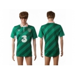 Ireland Blank Home Soccer Country Jersey1