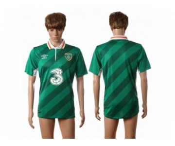 Ireland Blank Home Soccer Country Jersey1