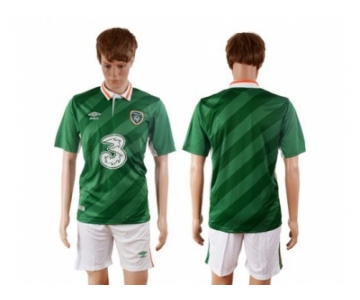 Ireland Blank Home Soccer Country Jersey