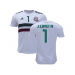 Mexico #1 J.Corona Away Soccer Country Jersey