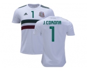 Mexico #1 J.Corona Away Soccer Country Jersey