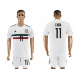 Mexico #11 C.Vela Away Soccer Country Jersey