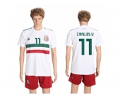 Mexico #11 Carlos V. Away Soccer Country Jersey