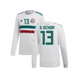 Mexico #13 G.Ochoa Away Long Sleeves Soccer Country Jersey