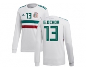 Mexico #13 G.Ochoa Away Long Sleeves Soccer Country Jersey