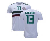 Mexico #13 G.Ochoa Away Soccer Country Jersey