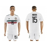 Mexico #15 Moreno Away Soccer Country Jersey