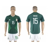 Mexico #15 Moreno Green Home Soccer Country Jersey