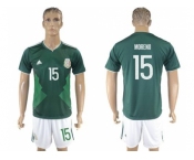 Mexico #15 Moreno Green Home Soccer Country Jersey