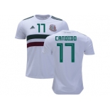 Mexico #17 Candido Away Soccer Country Jersey