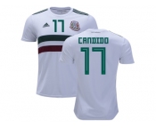 Mexico #17 Candido Away Soccer Country Jersey