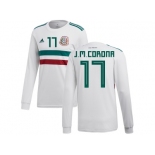 Mexico #17 J.M.Corona Away Long Sleeves Soccer Country Jersey