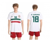 Mexico #18 A.Guardado Away Soccer Country Jersey