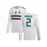 Mexico #2 Araujo Away Long Sleeves Soccer Country Jersey