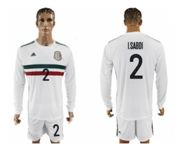 Mexico #2 I.Sabdi Away Long Sleeves Soccer Country Jersey