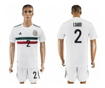 Mexico #2 I.Sabdi Away Soccer Country Jersey