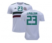 Mexico #23 J.Molina Away Soccer Country Jersey