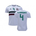 Mexico #4 R.Marquez Away Soccer Country Jersey