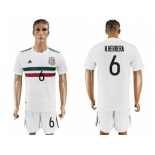 Mexico #6 H.Herrera Away Soccer Country Jersey