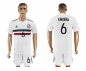 Mexico #6 H.Herrera Away Soccer Country Jersey