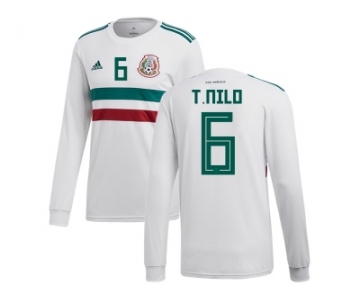 Mexico #6 T.Nilo Away Long Sleeves Soccer Country Jersey