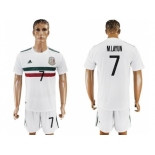 Mexico #7 M.Layun Away Soccer Country Jersey