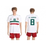 Mexico #8 H.Lozano Away Soccer Country Jersey