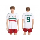 Mexico #9 R.Jimenez Away Soccer Country Jersey