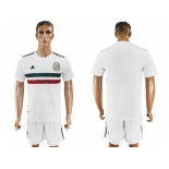 Mexico Blank Away Soccer Country Jersey