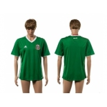 Mexico Blank Green Home Soccer Country Jersey3